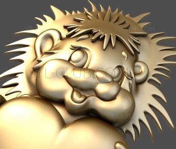 3D model Hedgehog with a heart (STL)